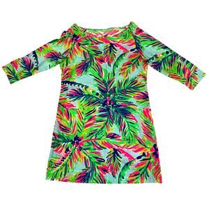 Lilly Pulitzer Dress Marlowe Dress Island Time Reduced XL Pima Cotton